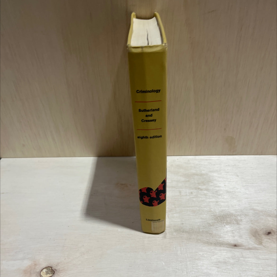 principles of criminology book, by edwin h. sutherland and donald r. cressey, 1970 Hardcover image 4