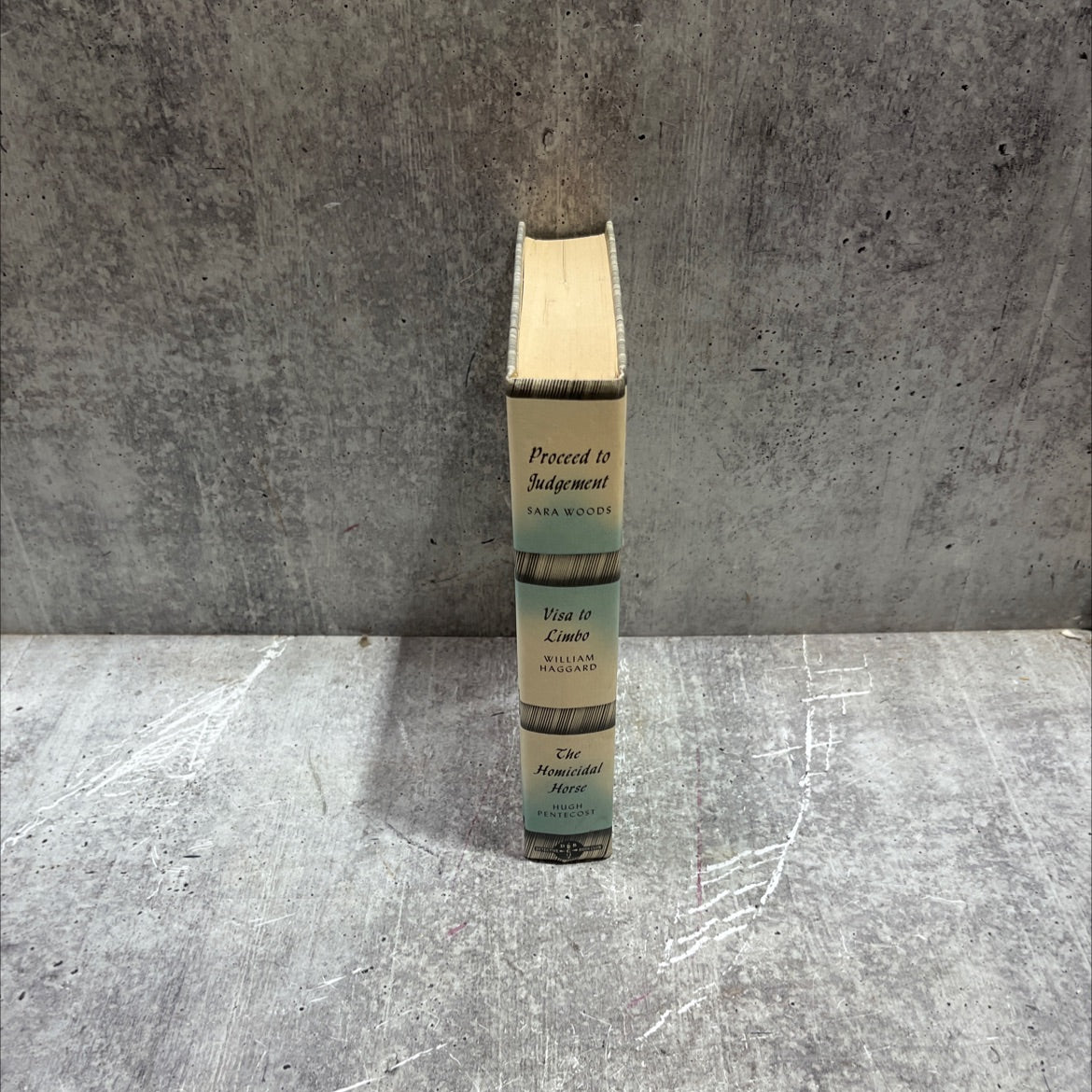 proceed to judgement book, by sara woods, 1980 Hardcover image 4