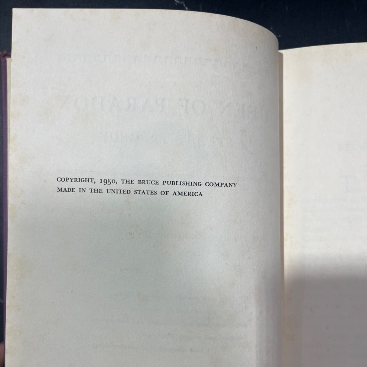 queen of paradox a stuart tragedy book, by Katherine Brégy, 1950 Hardcover image 3