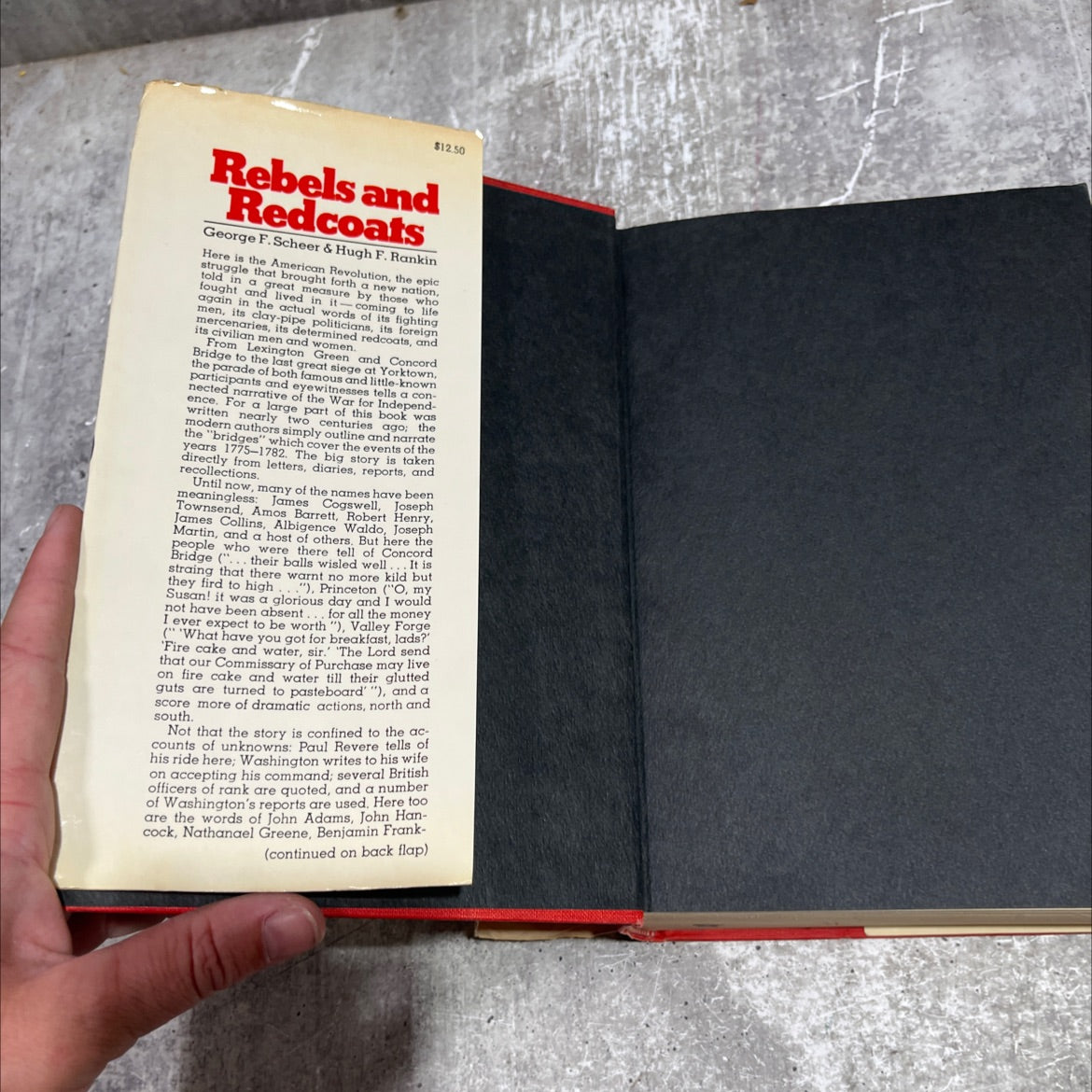 rebels and redcoats book, by george f. scheer and hugh f. rankin, 1972 Hardcover image 4