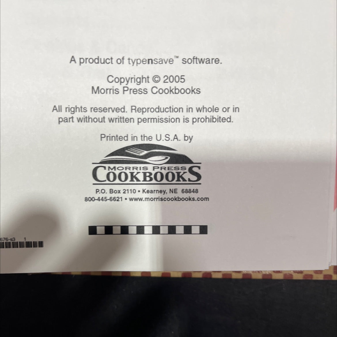 recipes and remembrances a collection book, by hospice of the plains, 2005 Hardcover image 3