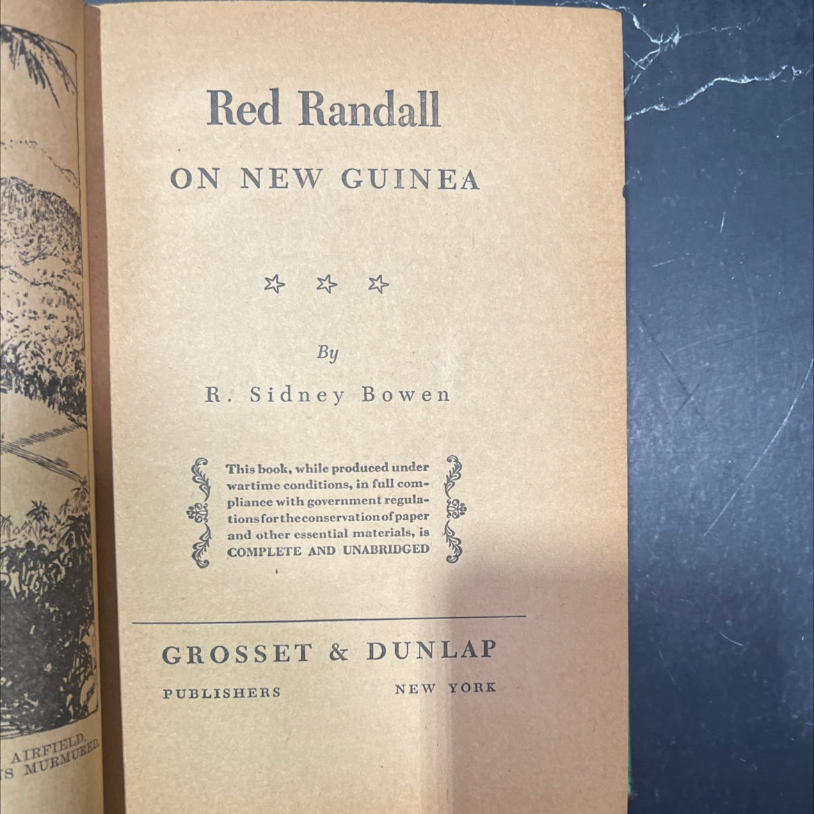 red randall on new guinea book, by r. sidney bowen, 1944 Hardcover image 3