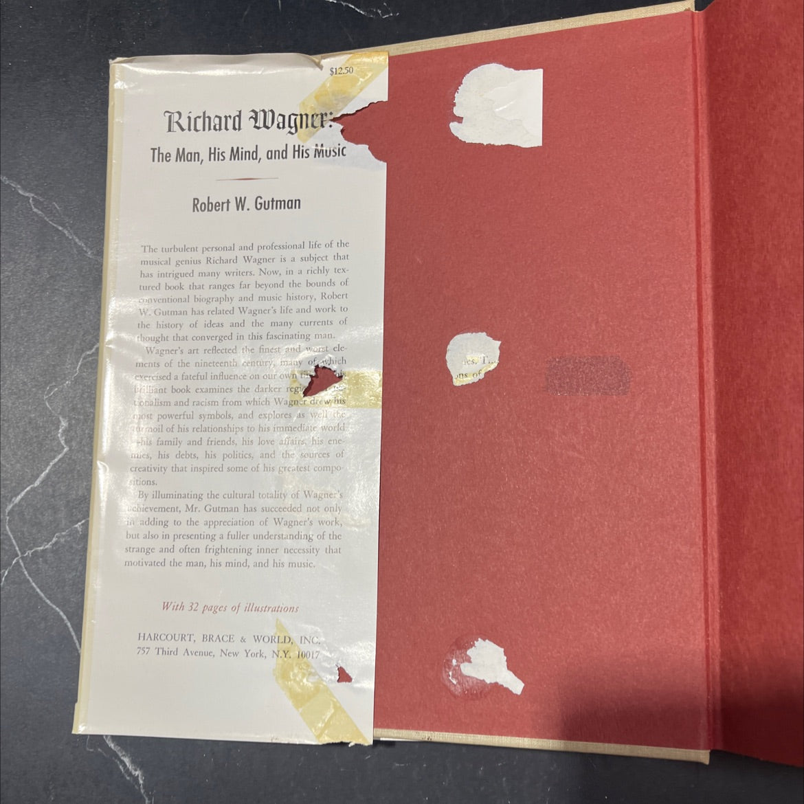 richard wagner the man, his mind, and his music book, by robert w. gutman, 1968 Hardcover image 4