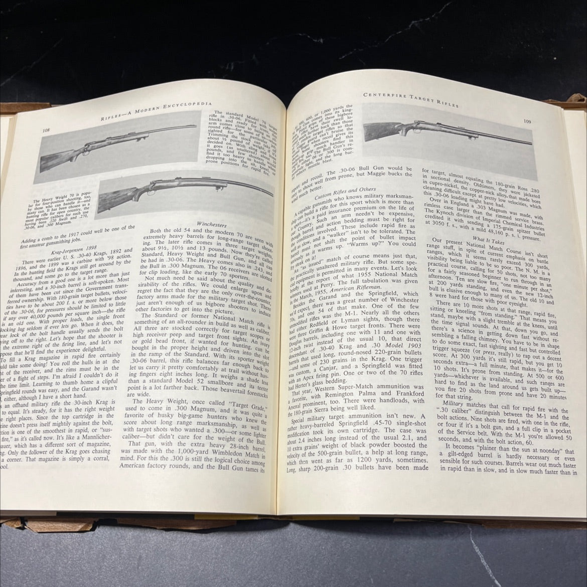 rifles a modern encyclopedia book, by Henry M. Stebbins, 1958 Hardcover image 4
