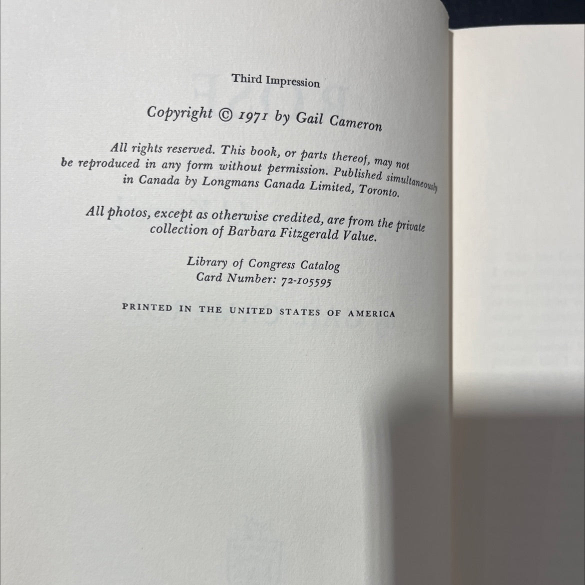 rose a biography of rose fitzgerald kennedy book, by gail cameron, 1971 Hardcover image 3