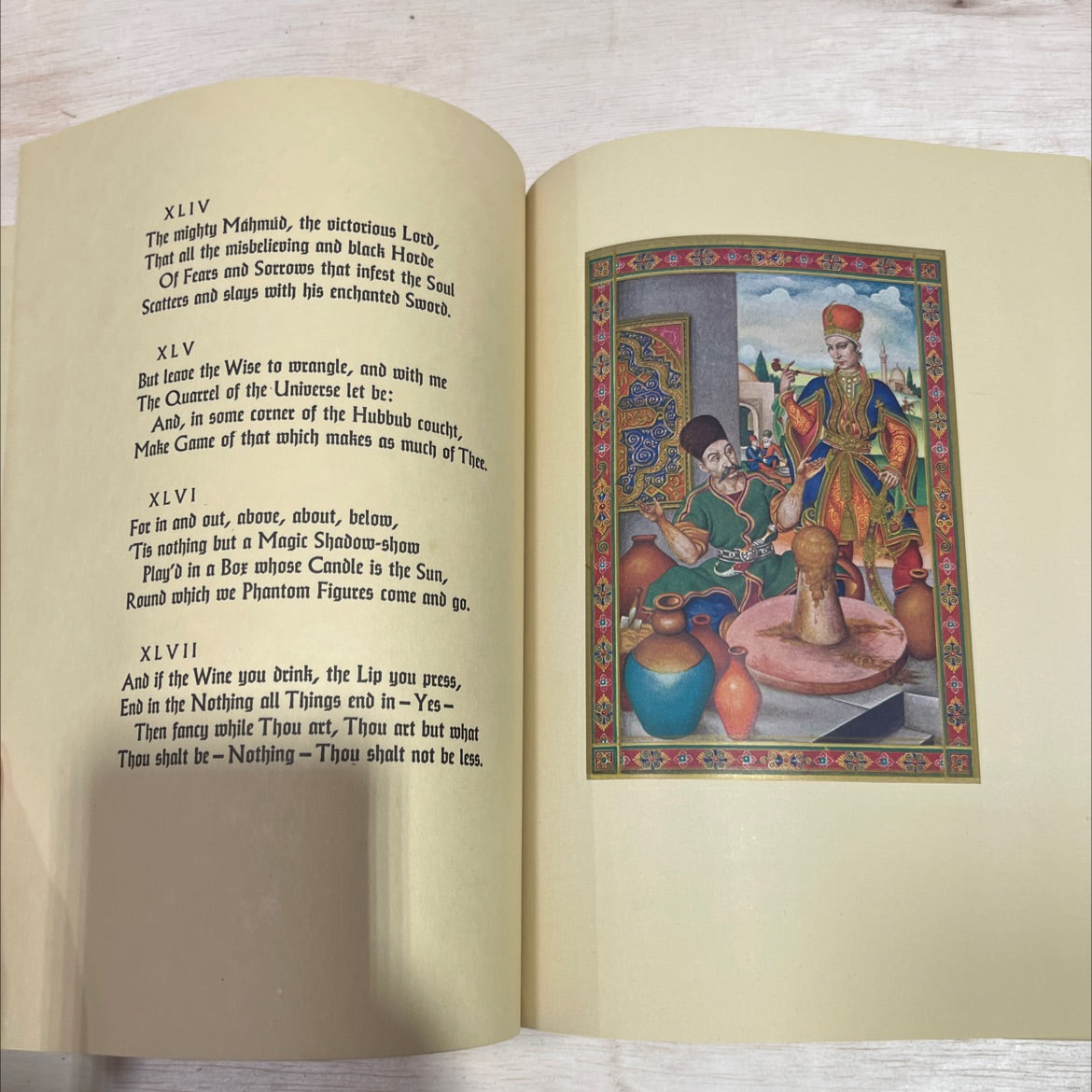 rubáiyát of omar khayyám book, by edward fitzgerald, 1946 Hardcover image 4