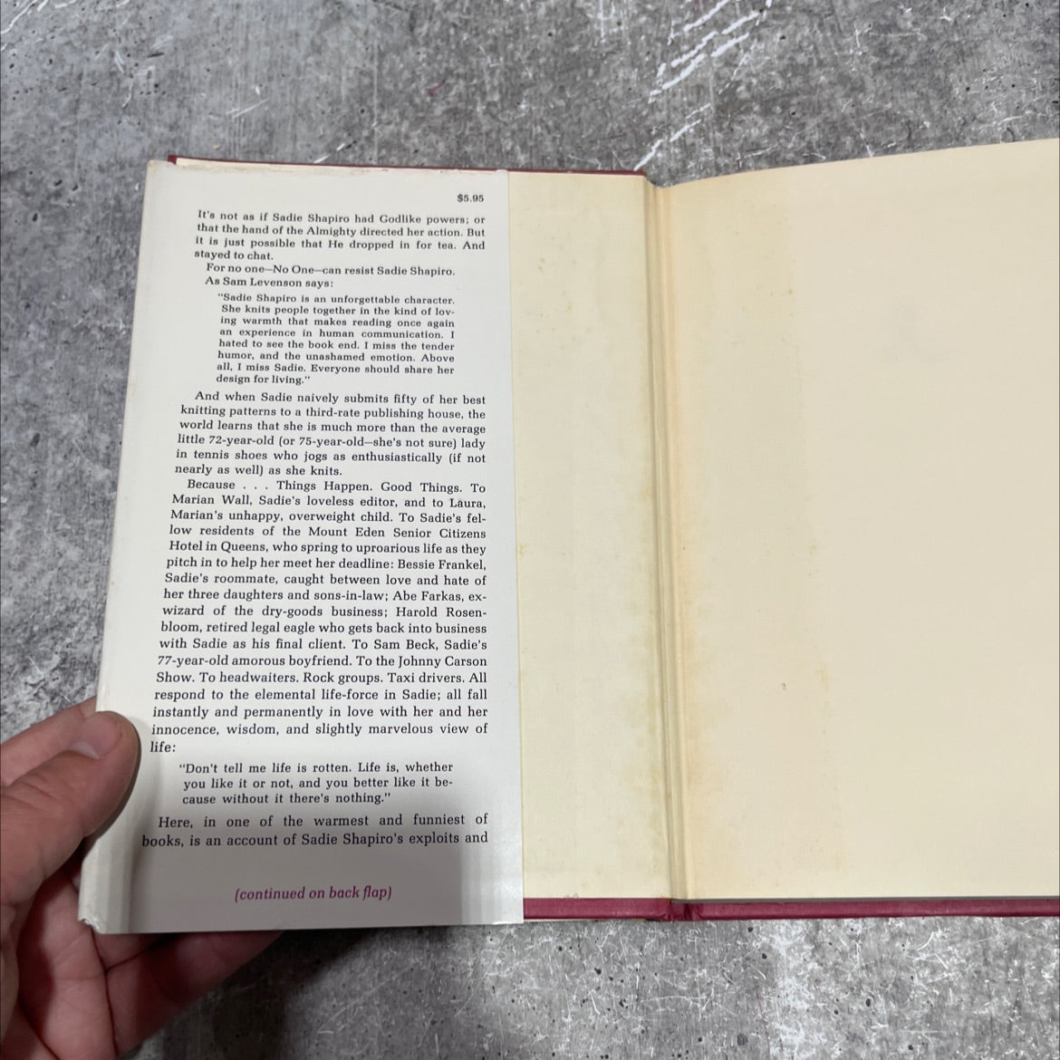 sadie shapiro's knitting book book, by robert kimmel smith, 1973 Hardcover image 4