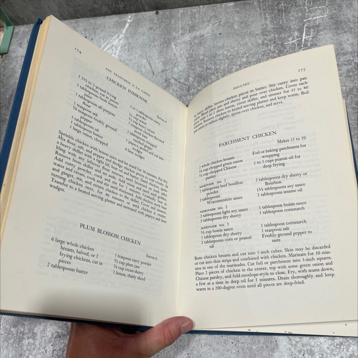 san francisco a la carte book, by the junior league of san francisco, 1979 Hardcover image 4