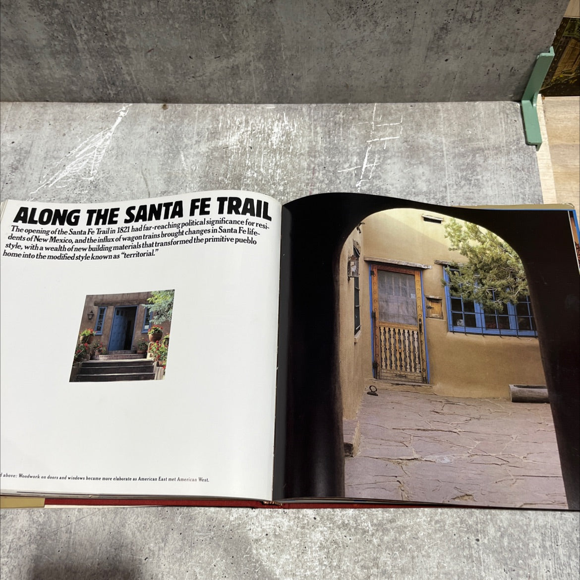 SIGNED santa fe style book, by christine mather, sharon woods, 1986 Hardcover image 4