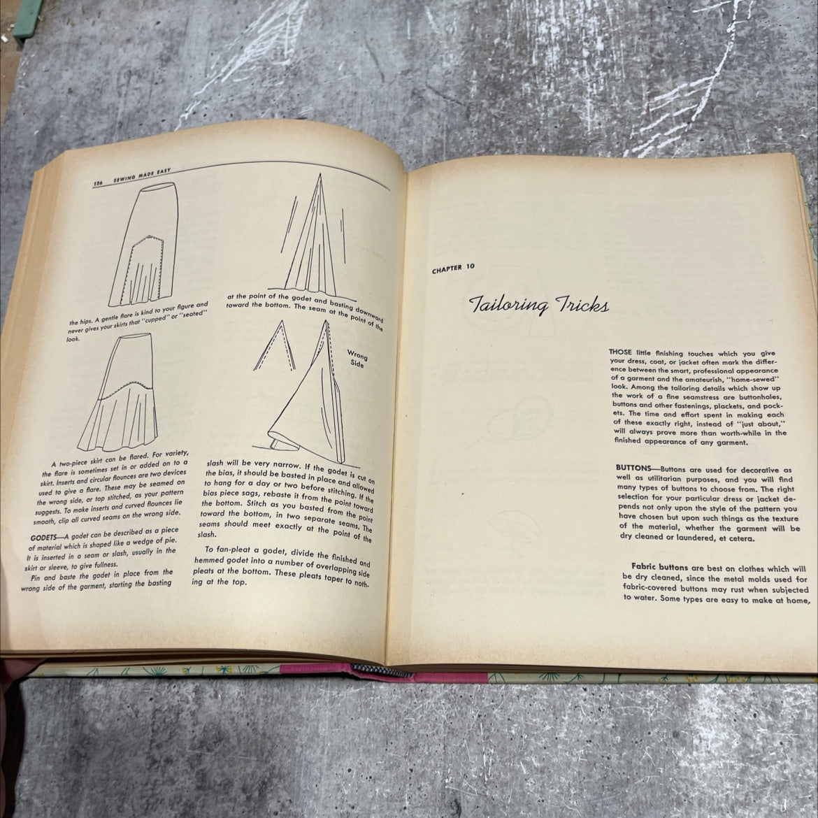 sewing made easy book, by mary lynch, 1952 Hardcover image 4
