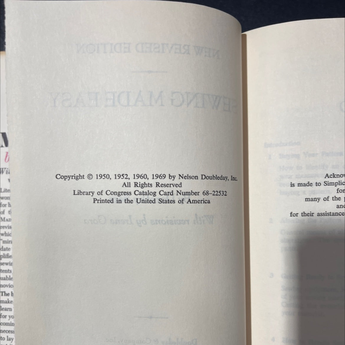 sewing made easy book, by dorothy sara, 1969 Hardcover image 3