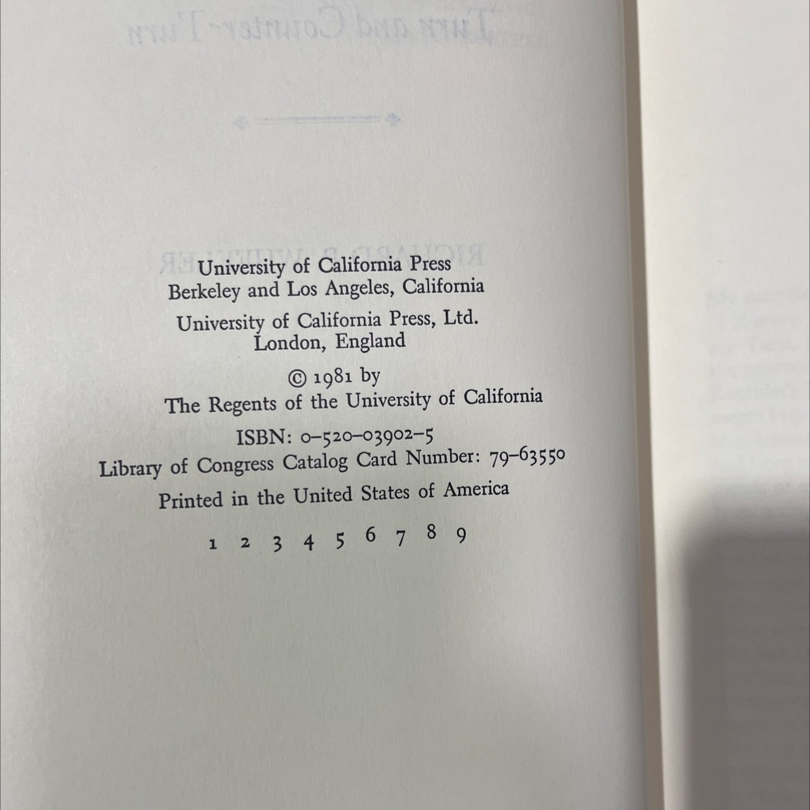 shakespeare's development and the problem comedies turn and counter-turn book, by richard p. wheeler, 1981 Hardcover image 3