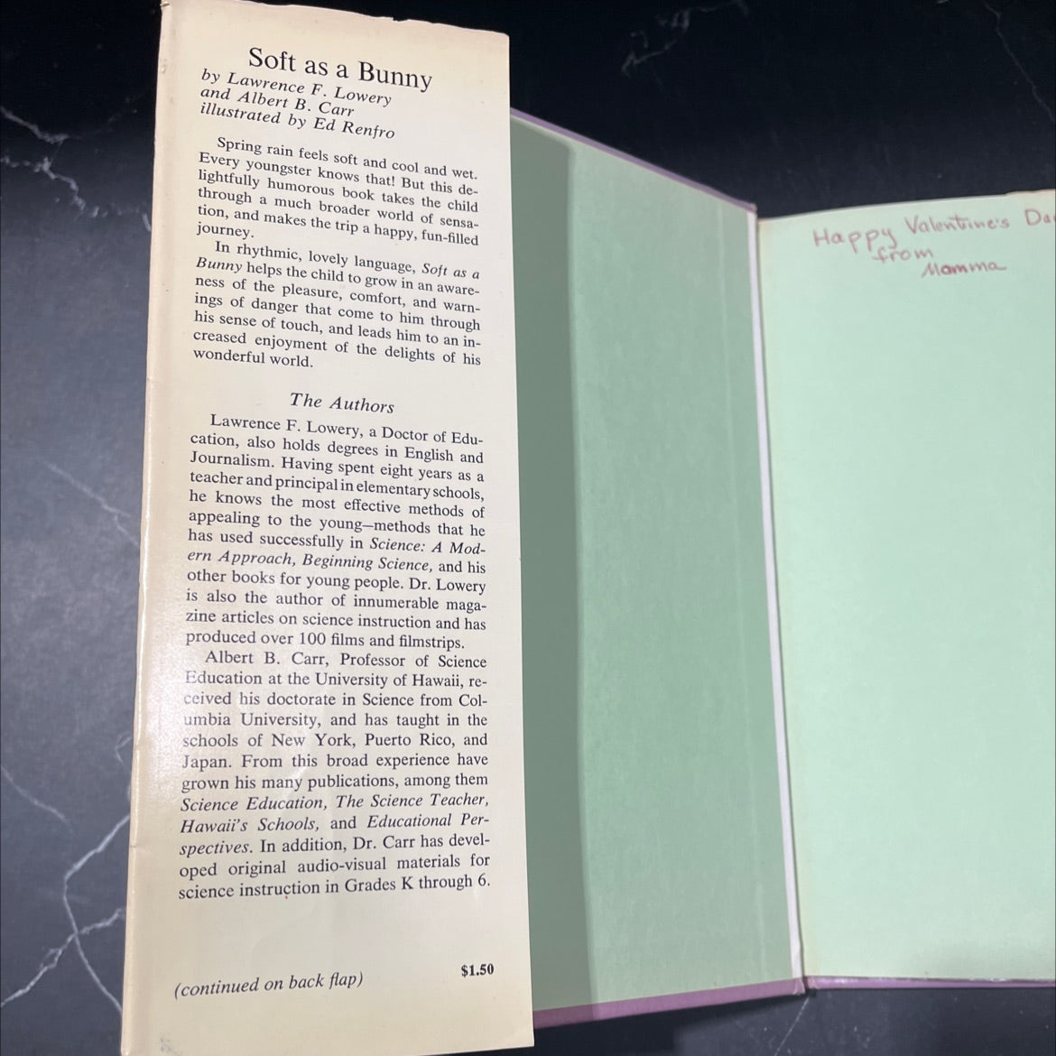 soft as a bunny book, by lawrence f. lowery, albert b. carr, 1969 Hardcover image 4