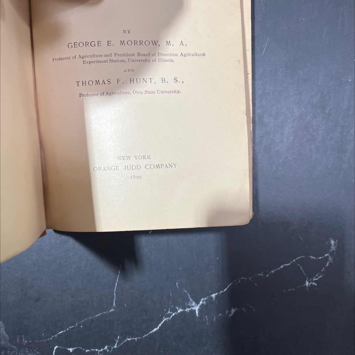 soils and crops of the farm book, by george e. morrow, m. a. and thomas f. hunt, b. s., 1899 Hardcover image 3