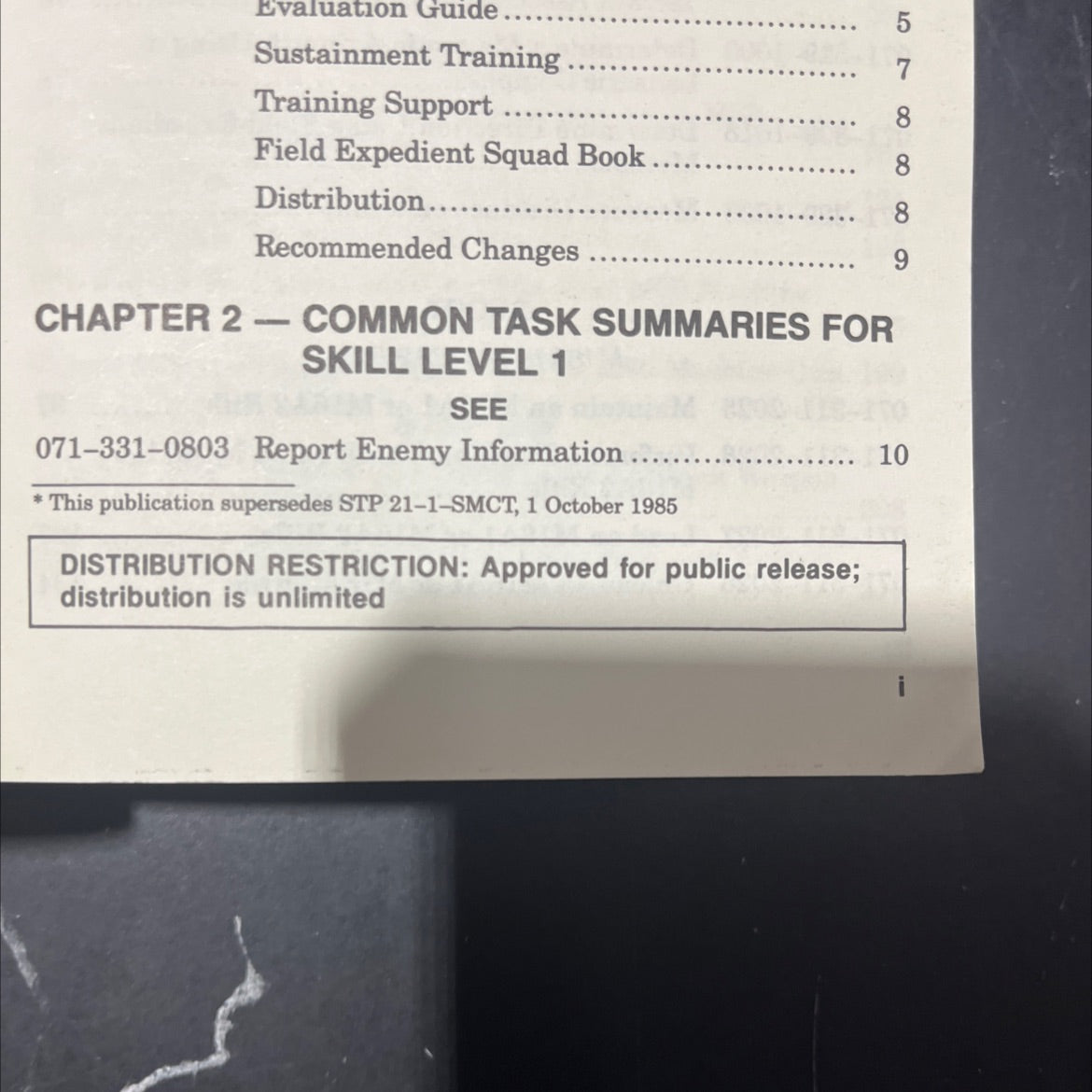 soldier's manual of common tasks skill level 1 book, by headquarters department of the army, 1987 Paperback image 3