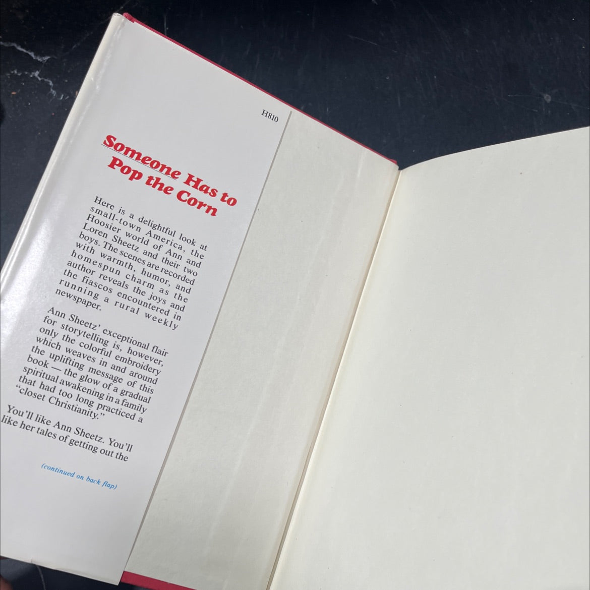 someone has to pop the corn book, by ann kindig sheetz, 1981 Hardcover image 3