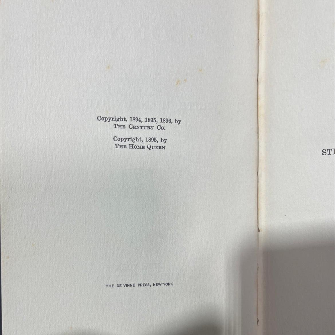 sonny book, by ruth mcenery stuart, 1896 Hardcover image 3