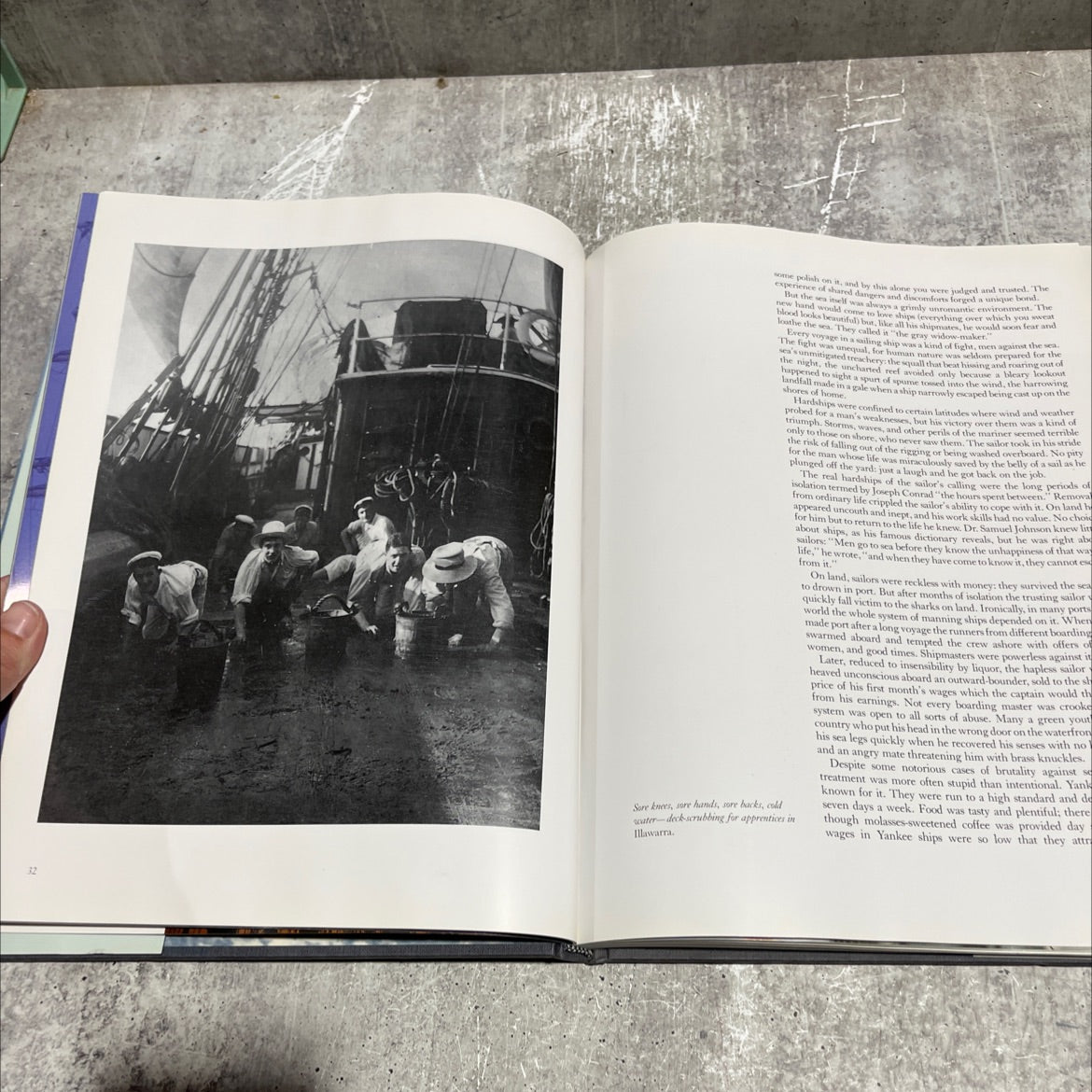 span sail on board the world's great sailing ships book, by John Dyson, 1987 Hardcover image 4