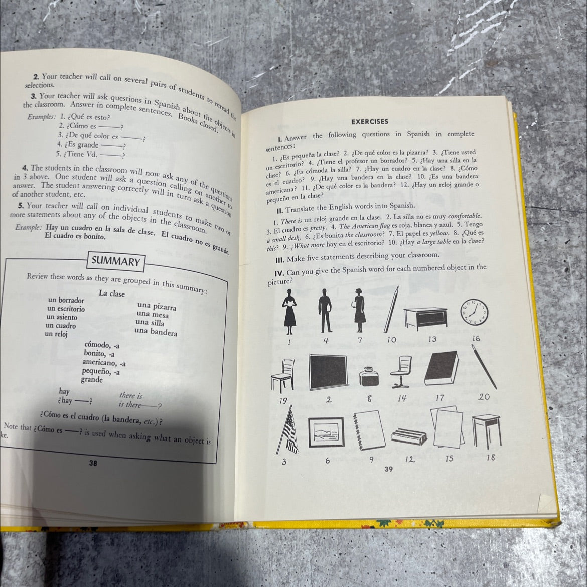 speaking spanish book, by ruth r. ginsburg, robert j. nassi, 1959 Hardcover image 4