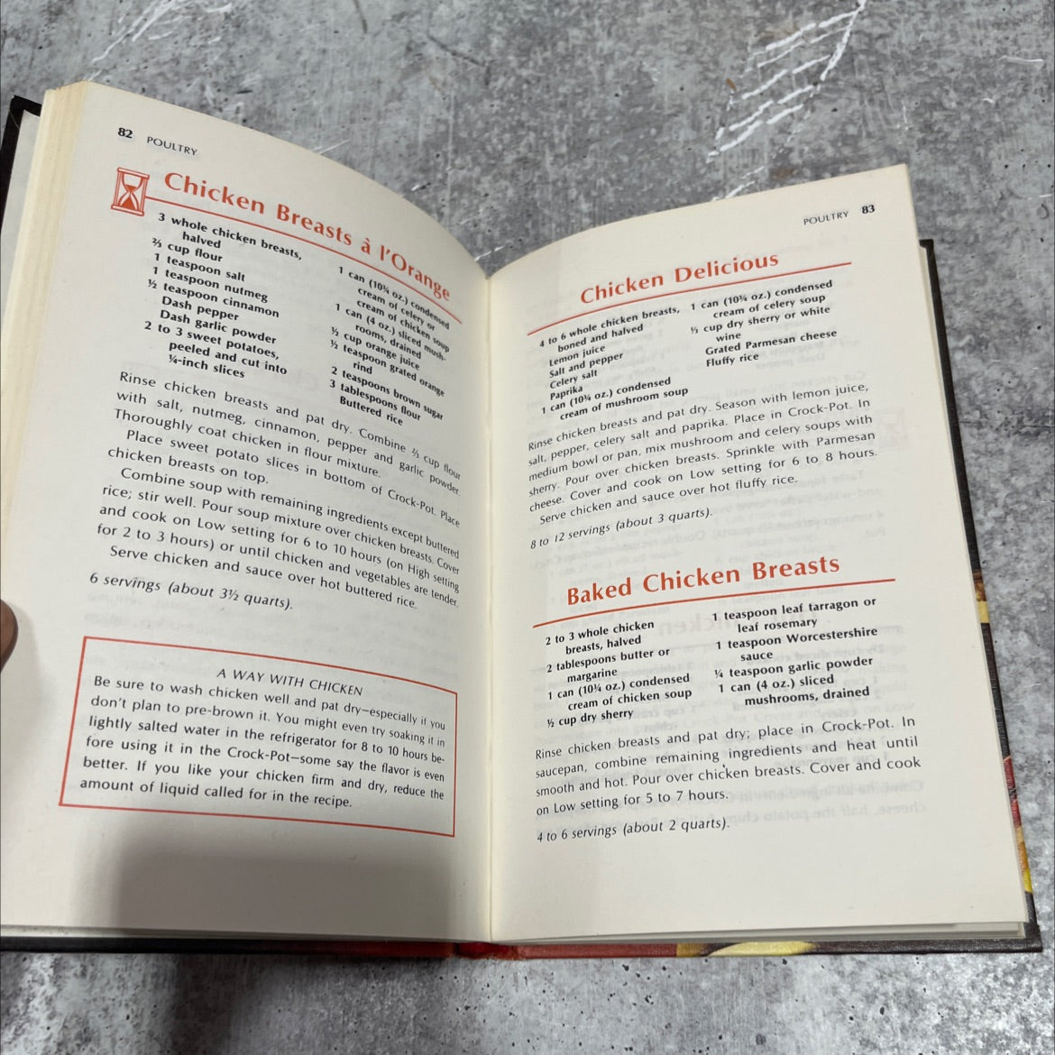 special rival crock-pot® cooking book, by marilyn neill, 1975 Hardcover image 4