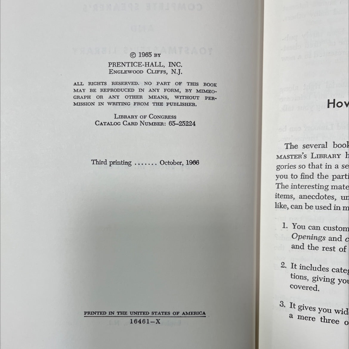 speech openers and closers book, by Jacob M. Braude, 1966 Hardcover, Vintage image 3