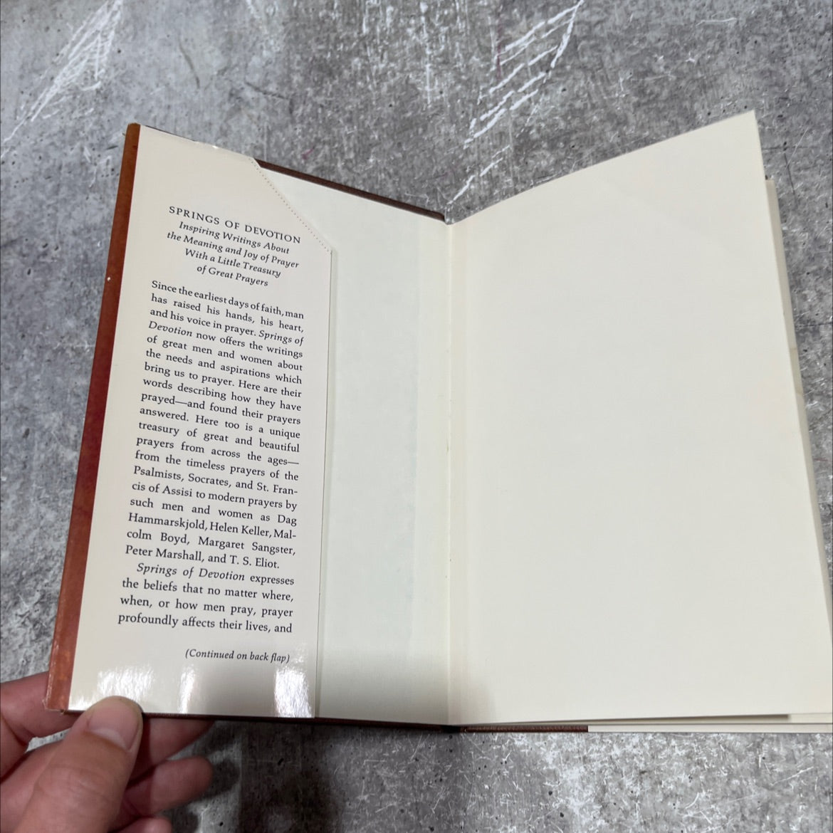 springs of devotion inspiring writings about the meaning and joy of prayer book, by Arthur Wortman, 1970 Hardcover image 4