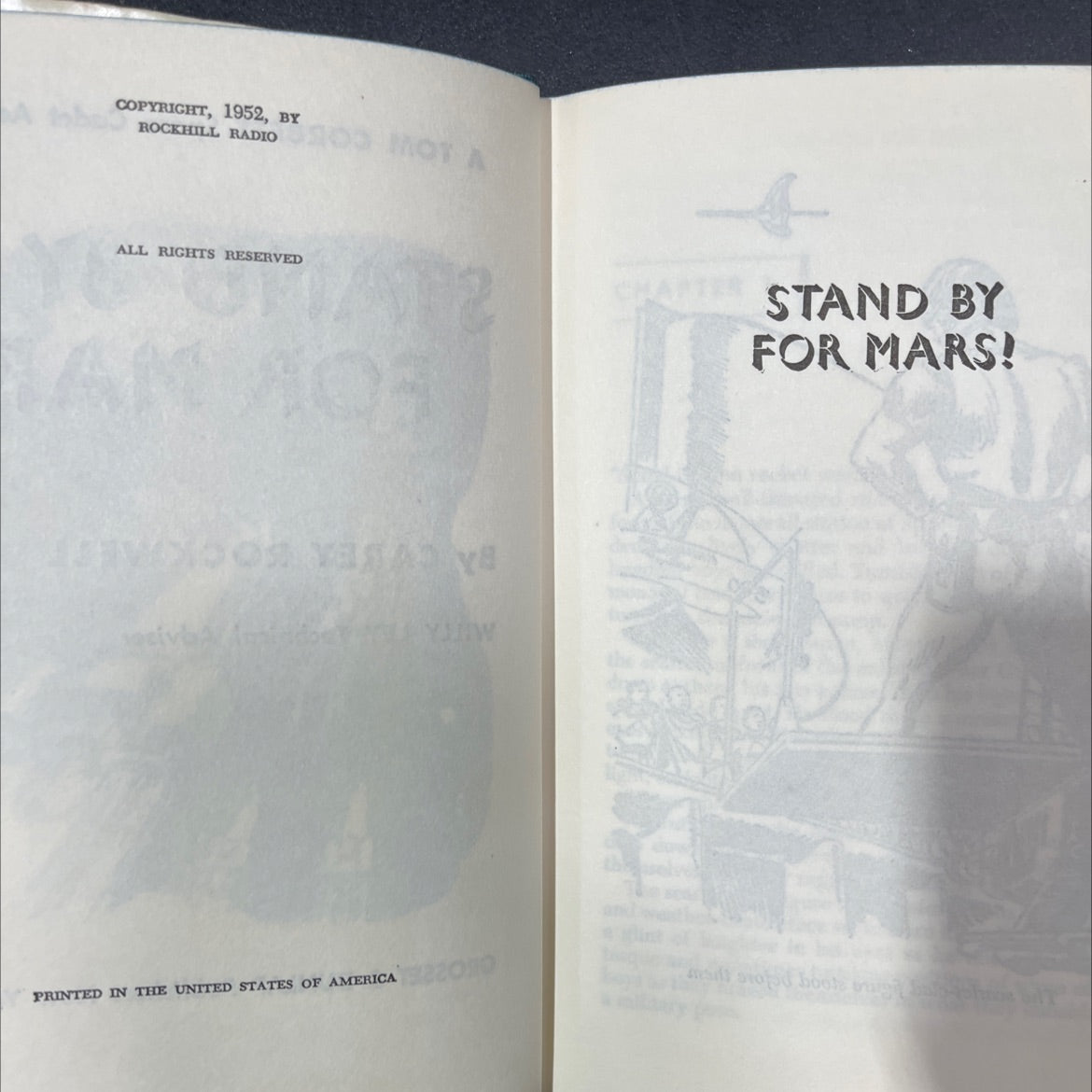 stand by for mars! book, by carey rockwell, 1952 Hardcover image 3