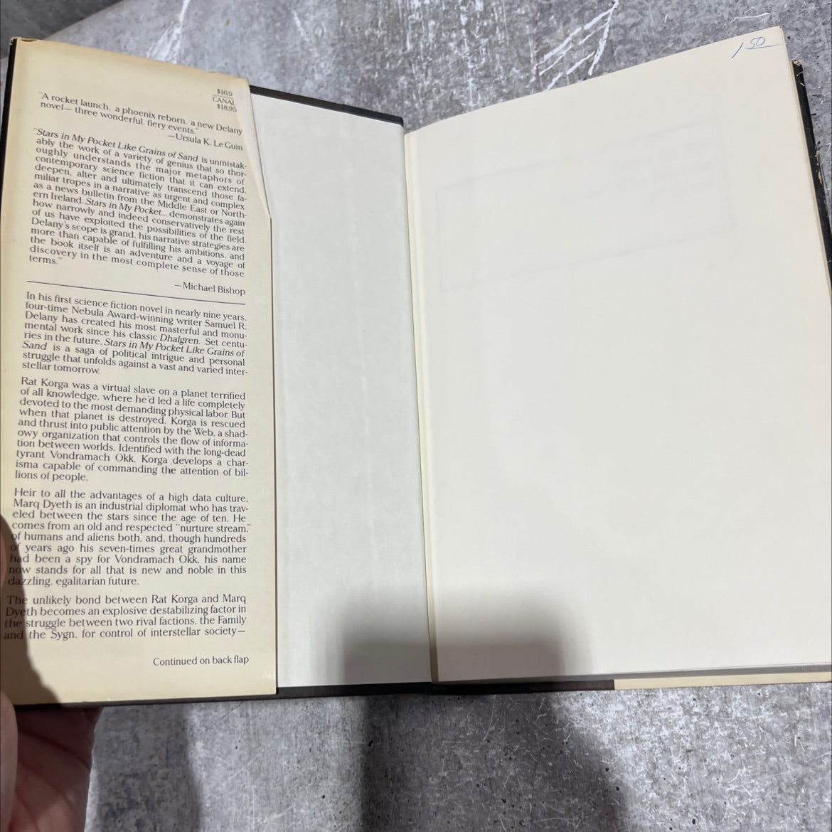 stars in my pocket like grains of sand book, by Samuel R. Delany, 1984 Hardcover image 4