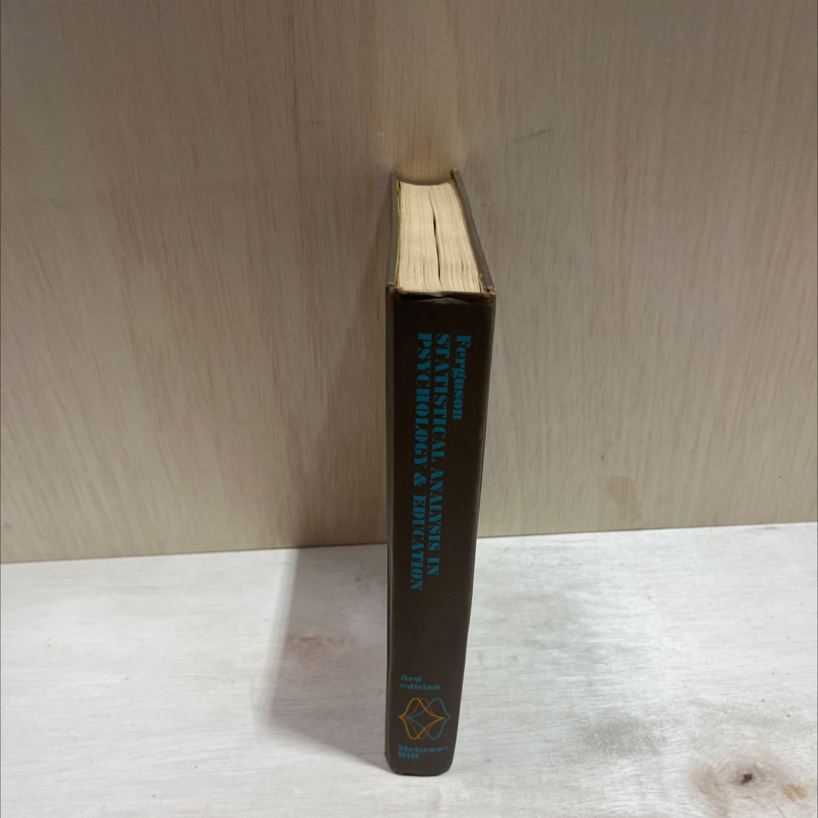 statistical analysis in psychology & education book, by George A. Ferguson, 1971 Hardcover image 4