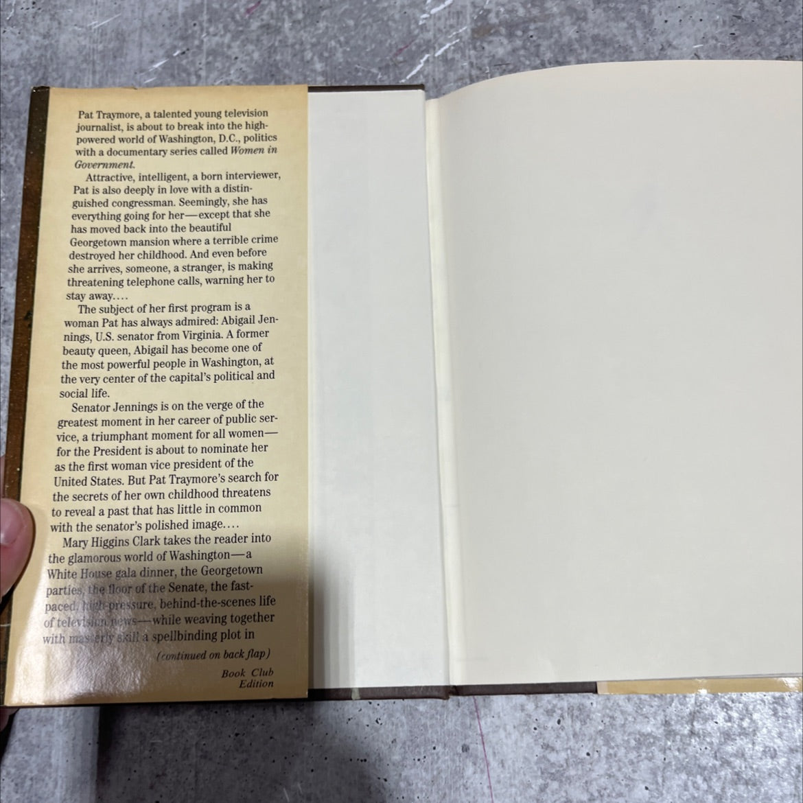 stillwatch book, by Mary Higgins Clark, 1984 Hardcover image 4