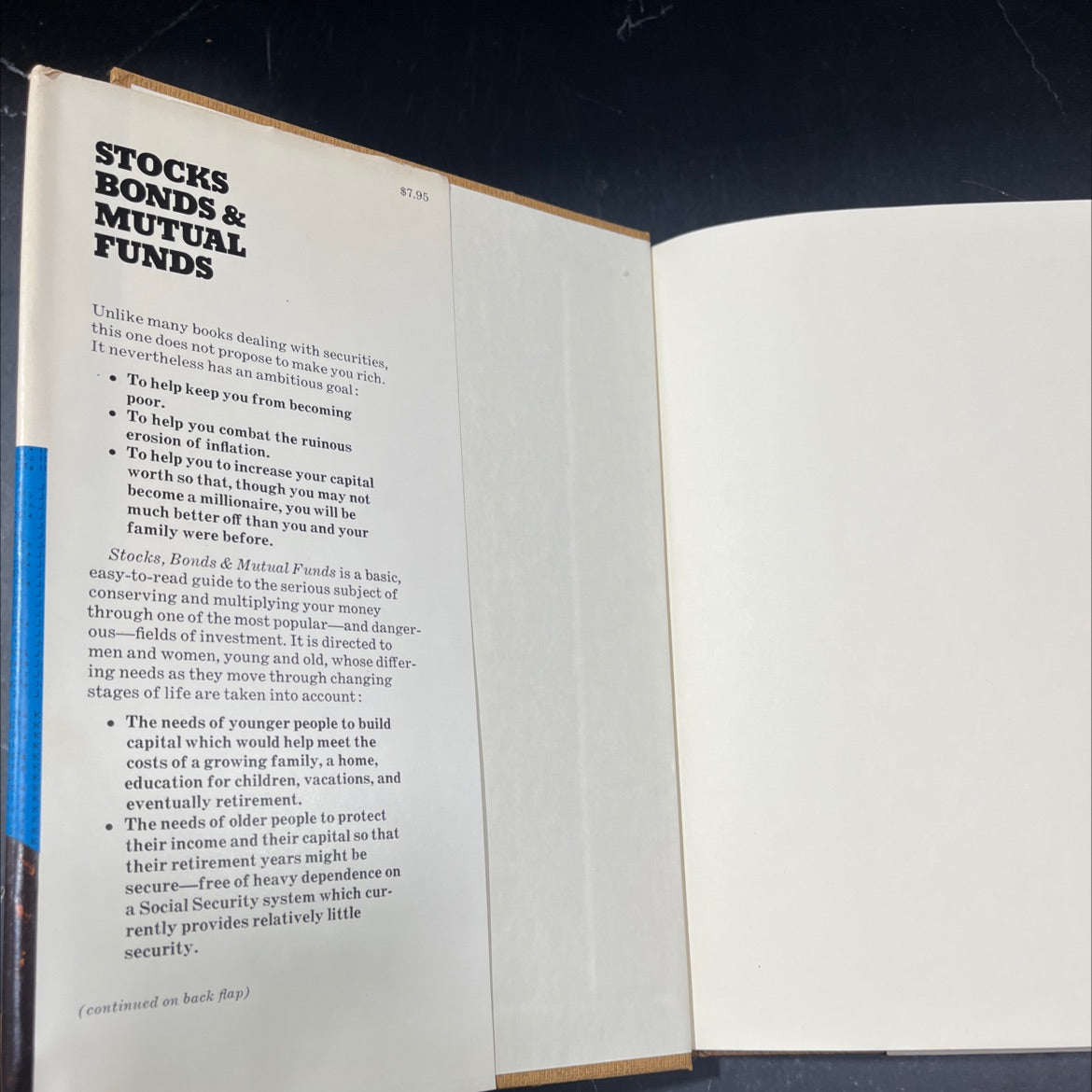 stocks bonds & mutual funds book, by Joseph Newman, 1977 Hardcover image 4
