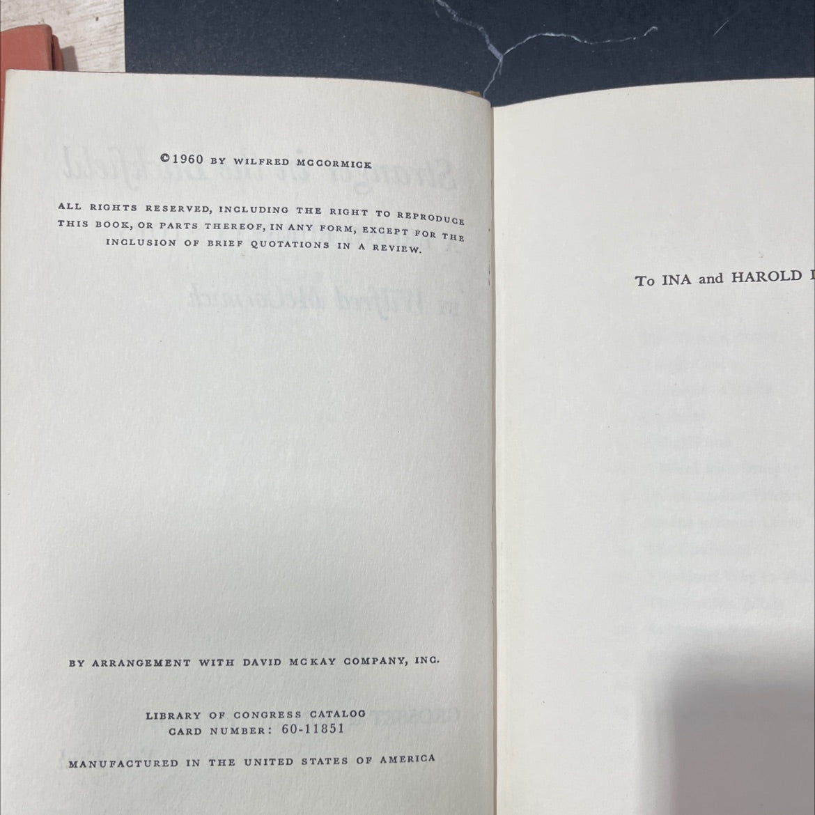 stranger in the backfield a bronc burnett story book, by wilfred mccormick, 1960 Hardcover image 3