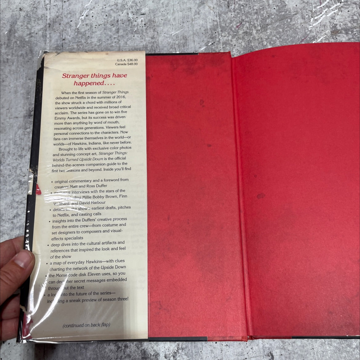 stranger things worlds turned upside down book, by gina mcintyre, 2018 Hardcover image 4