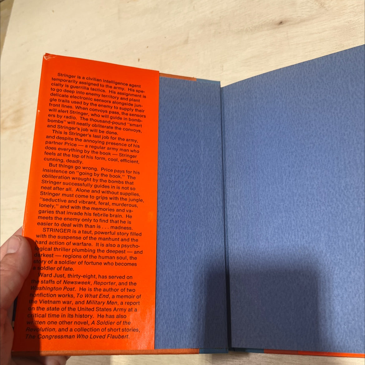 stringer book, by ward just, 1974 Hardcover image 4