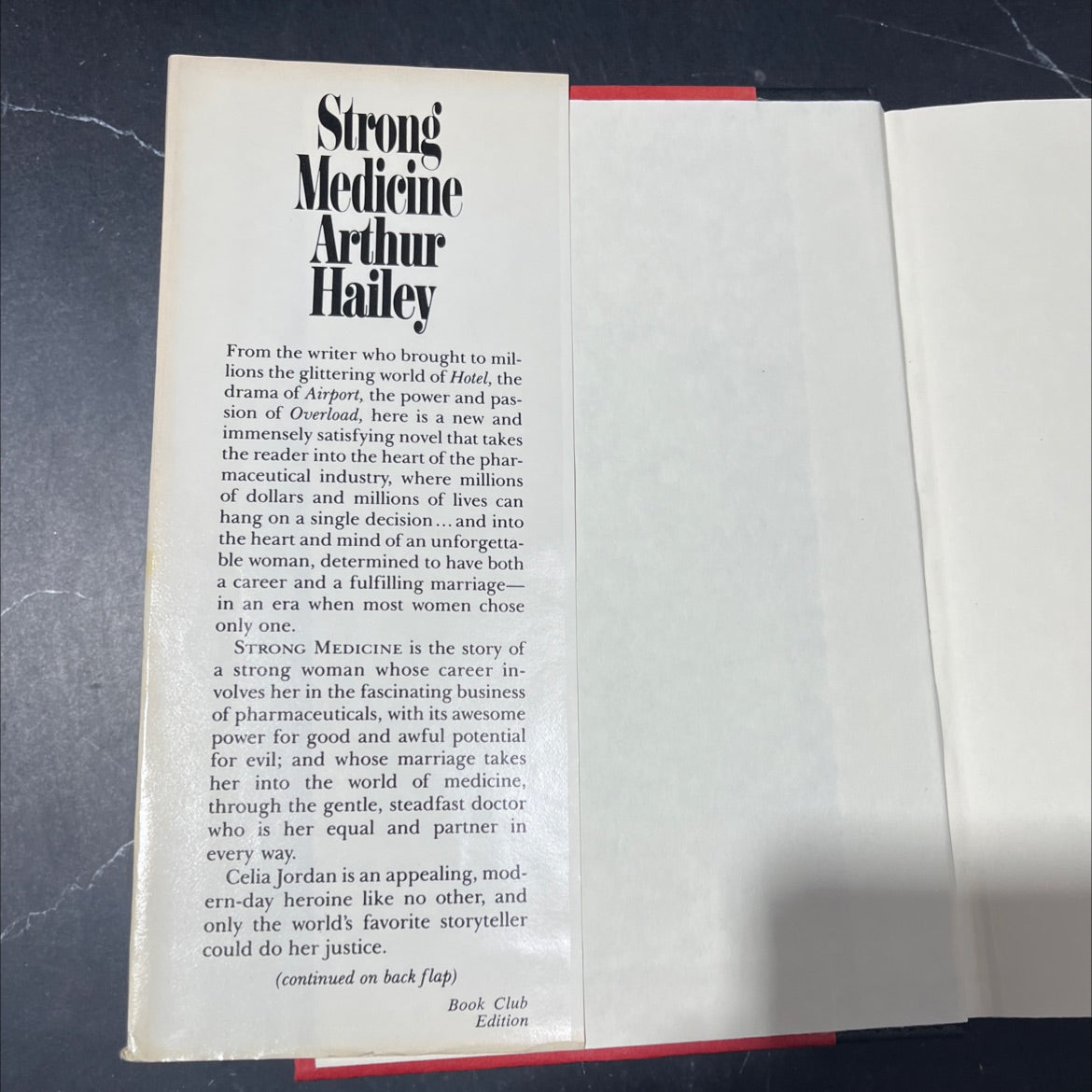 strong medicine book, by Arthur Hailey, 1984 Hardcover image 4
