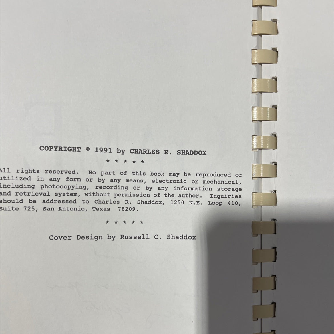 SIGNED sunday's game book, by charles r. shaddox, 1991 Paperback image 3