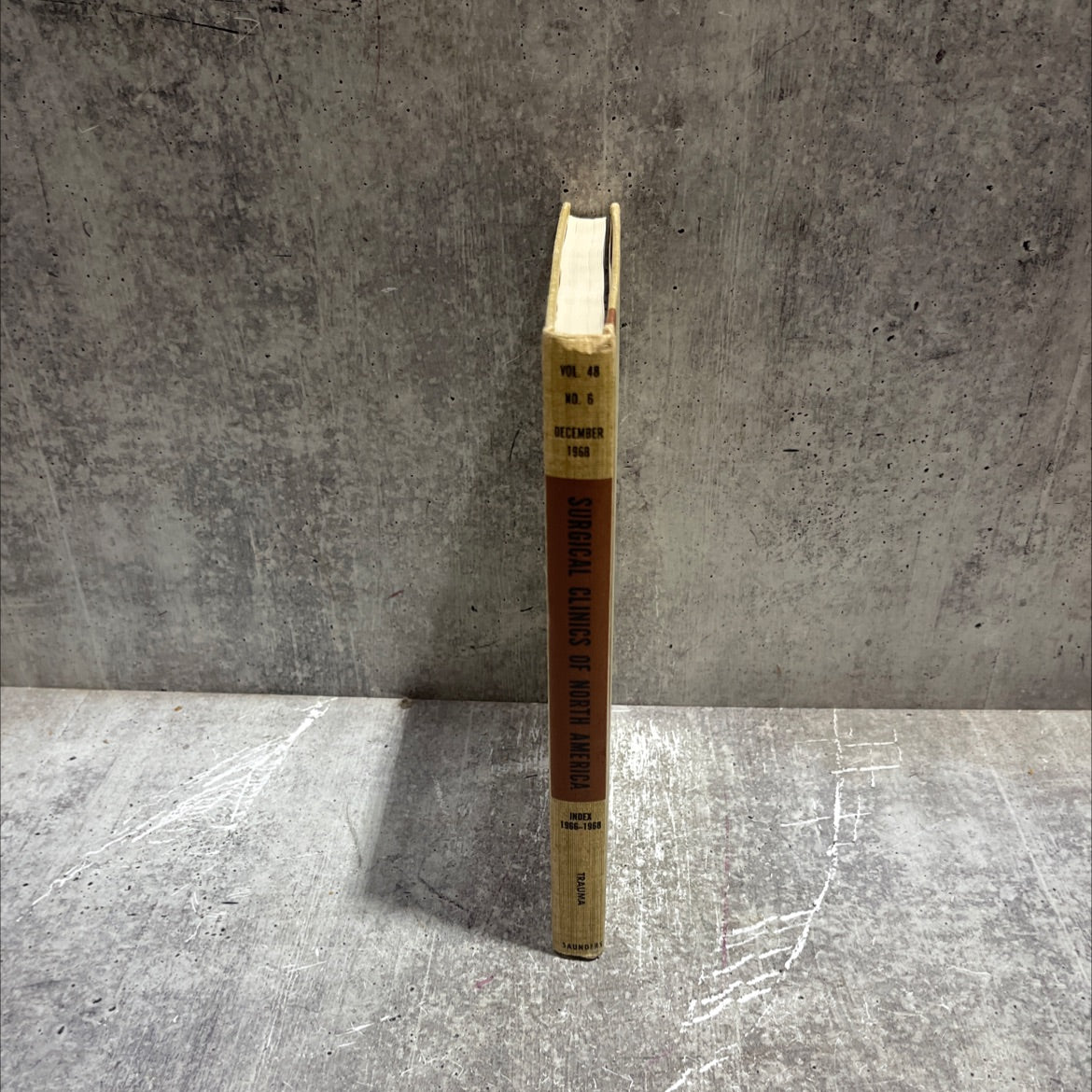 surgical clinics of north america trauma book, by clarence j. berne, m.d., leonard rosoff, m.d., 1968 Hardcover image 4