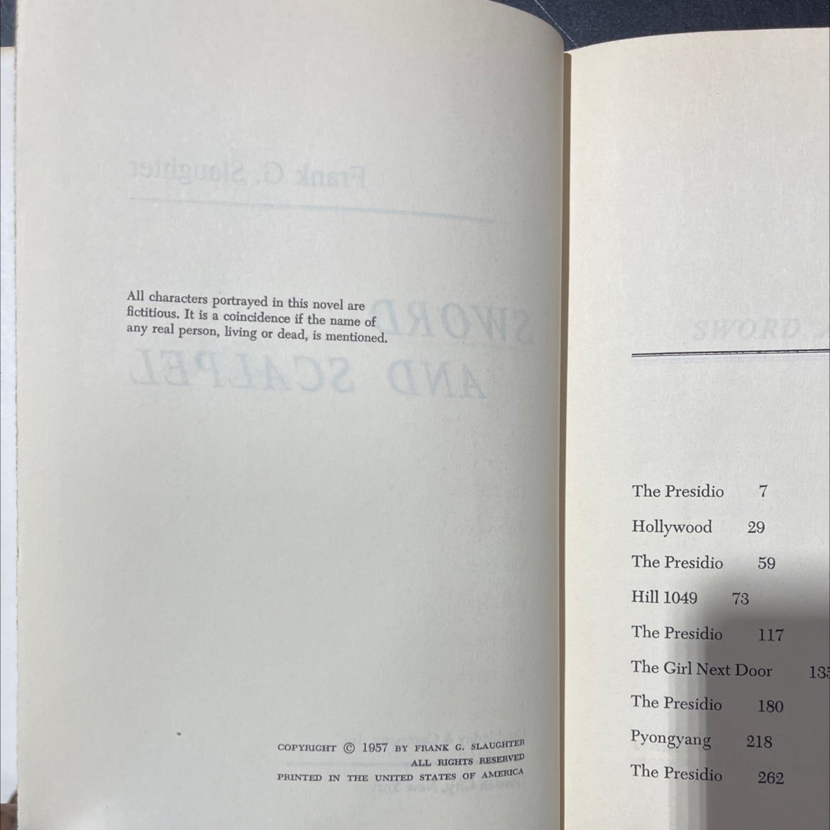 sword and scalpel book, by Frank G. Slaughter, 1957 Hardcover image 3