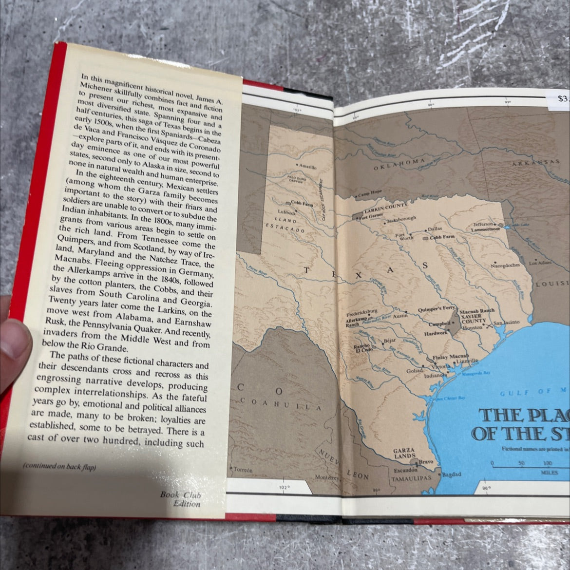 texas book, by james a. michener, 1985 Hardcover image 4