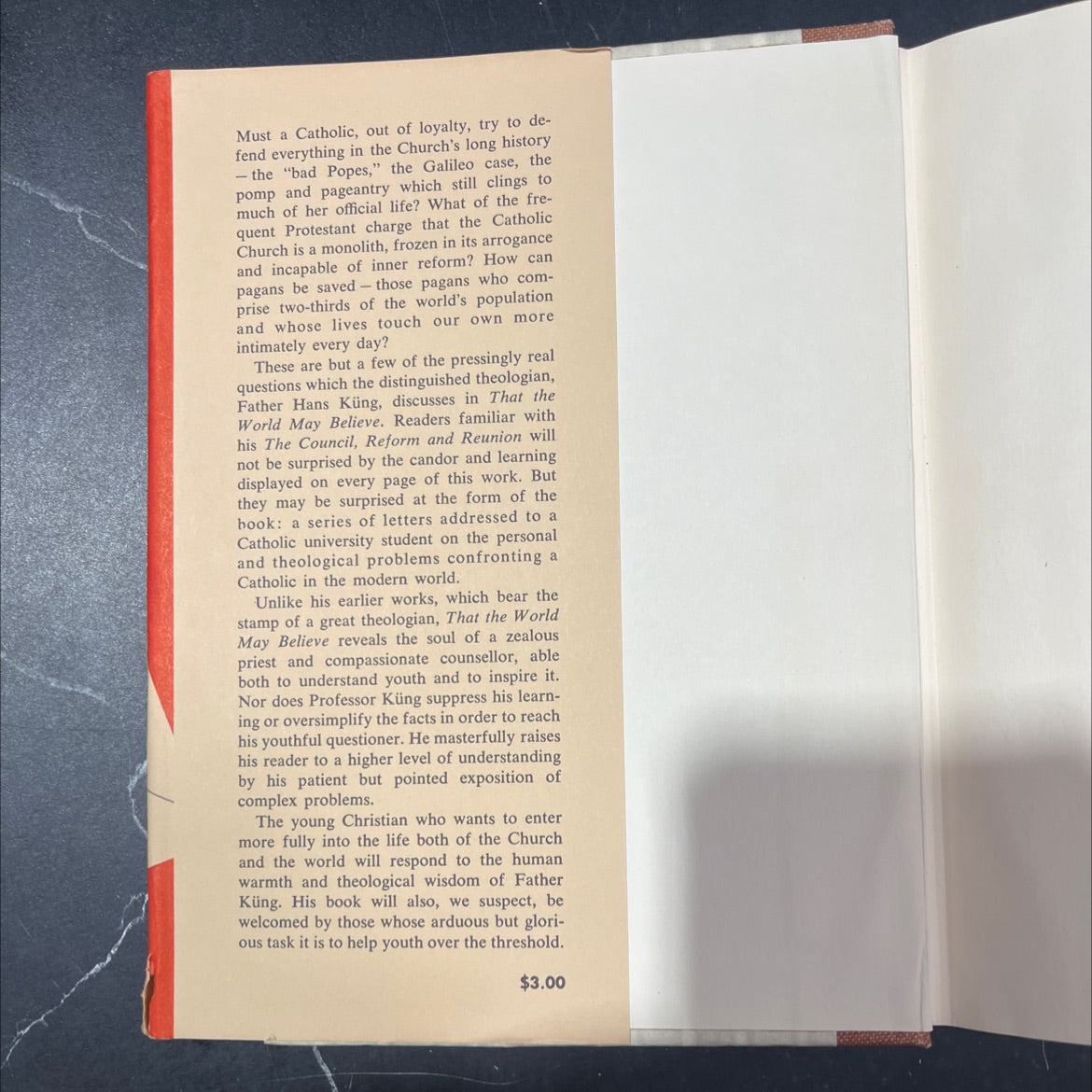 that the world may believe book, by hans küng, 1963 Hardcover image 4