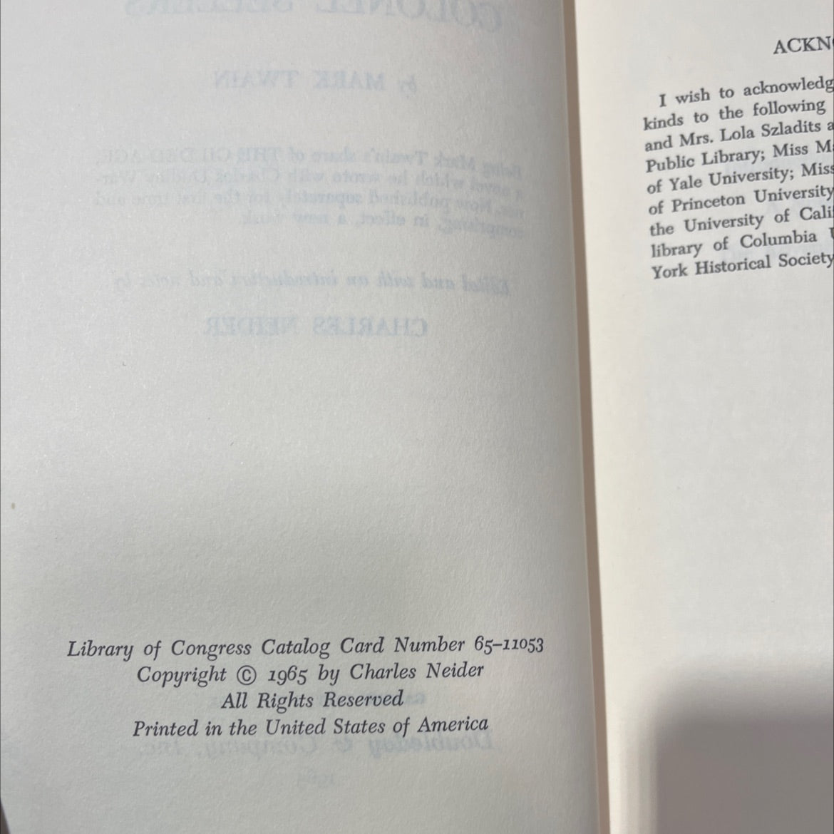 the adventures of colonel sellers book, by mark twain, 1965 Hardcover image 3