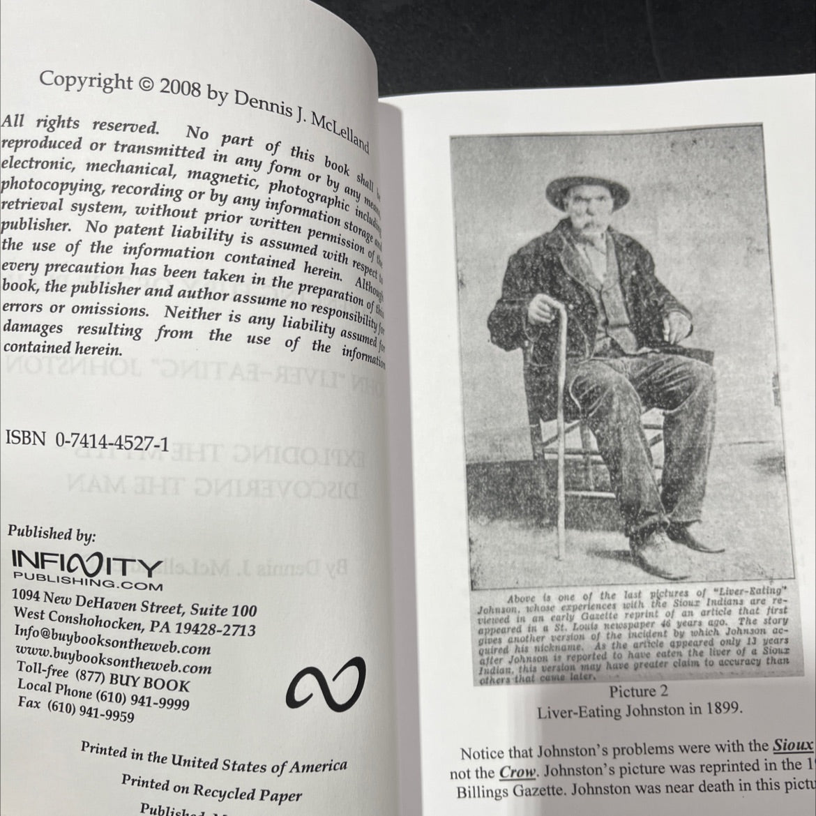 the avenging fury of the plains john \"liver-eating\" johnston exploding the myths - discovering the man book, by image 3