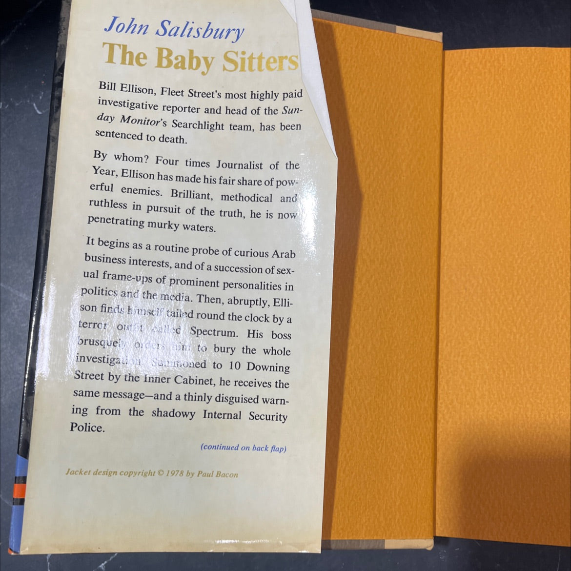 the baby sitters book, by john salisbury, 1978 Hardcover image 4