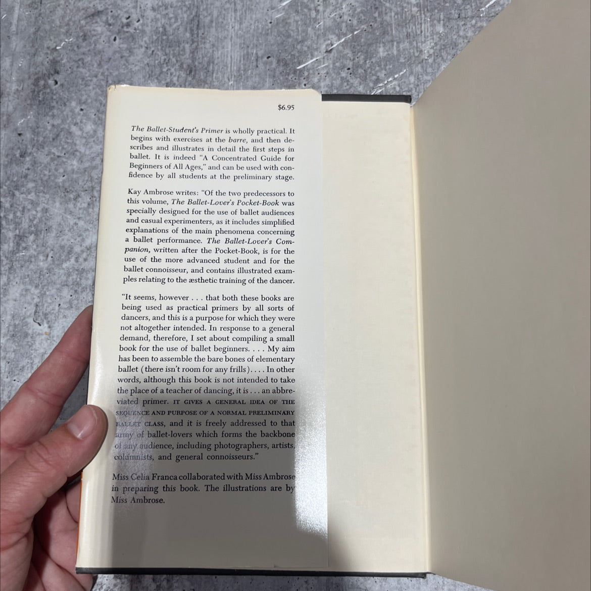 the ballet-student's primer a concentrated guide for beginners of all ages book, by kay ambrose, 1981 Hardcover image 4