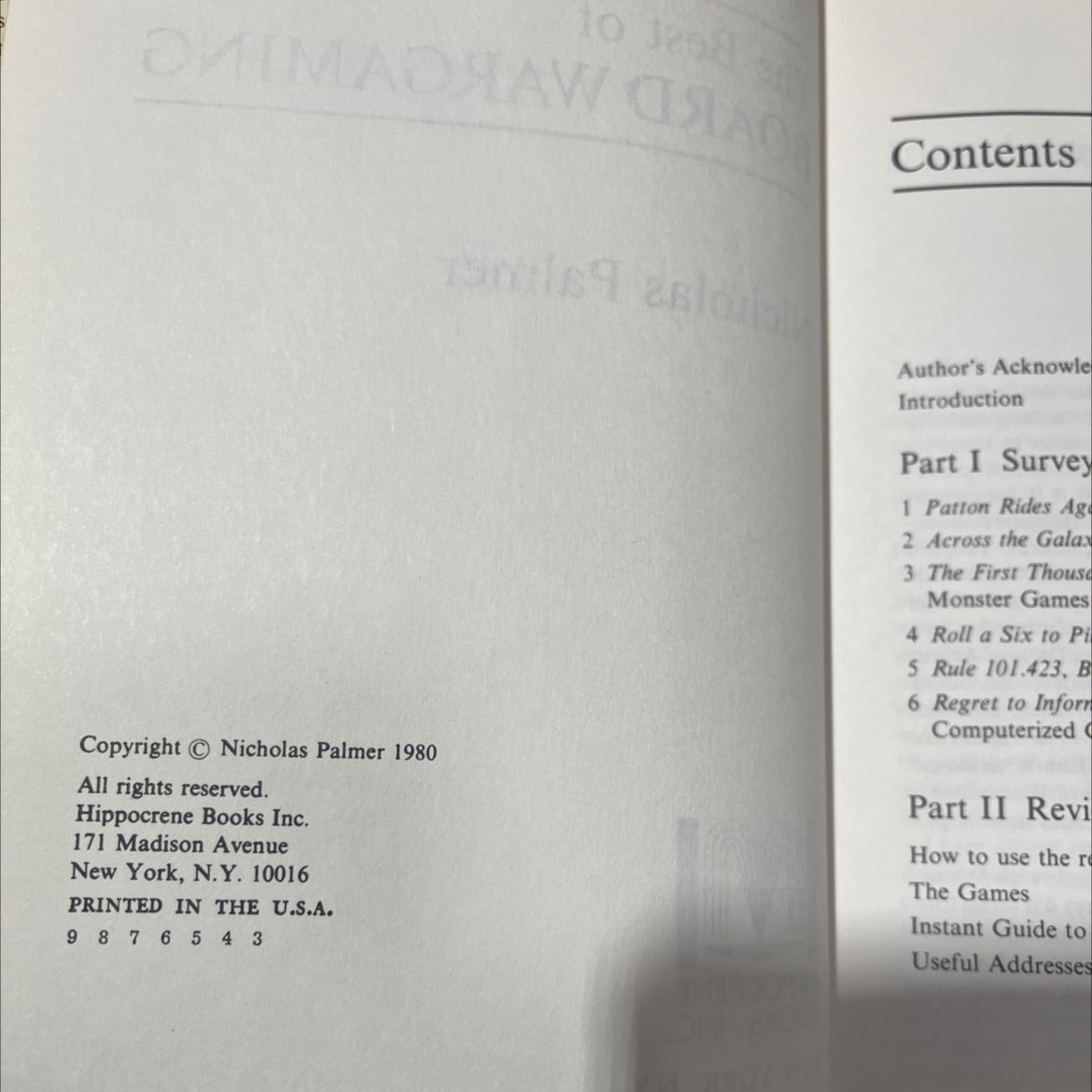 the best of board wargaming book, by Nicholas Palmer, 1980 Hardcover image 3