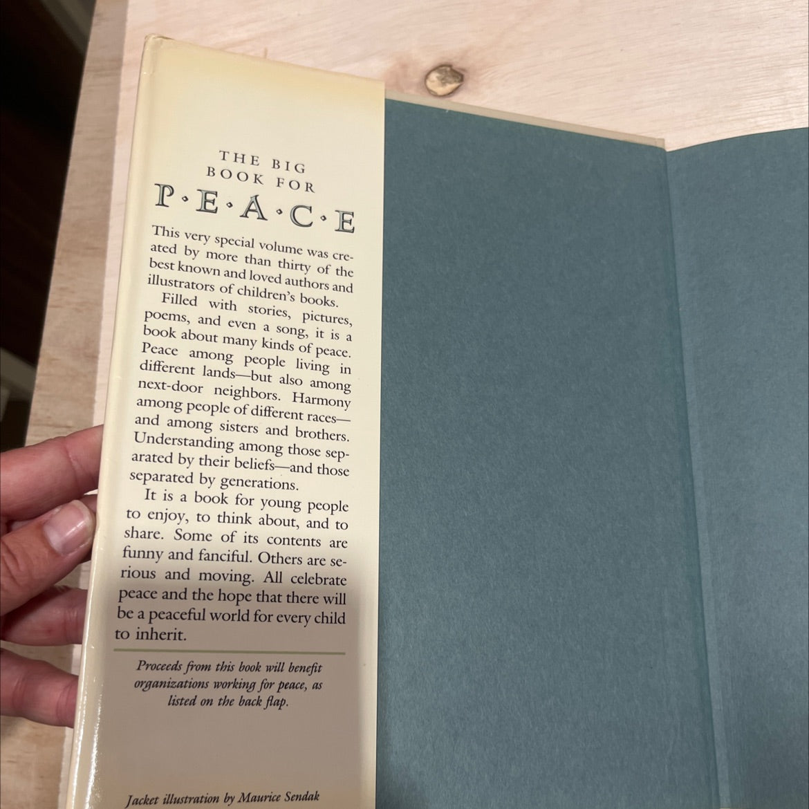 the big book for peace book, by Lloyd Alexander, Natalie Babbitt, John Bierhorst, Jean Fritz, Jean Craighead George, image 4