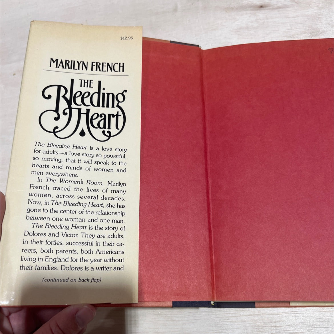 the bleeding heart book, by marilyn french, 1980 Hardcover image 4