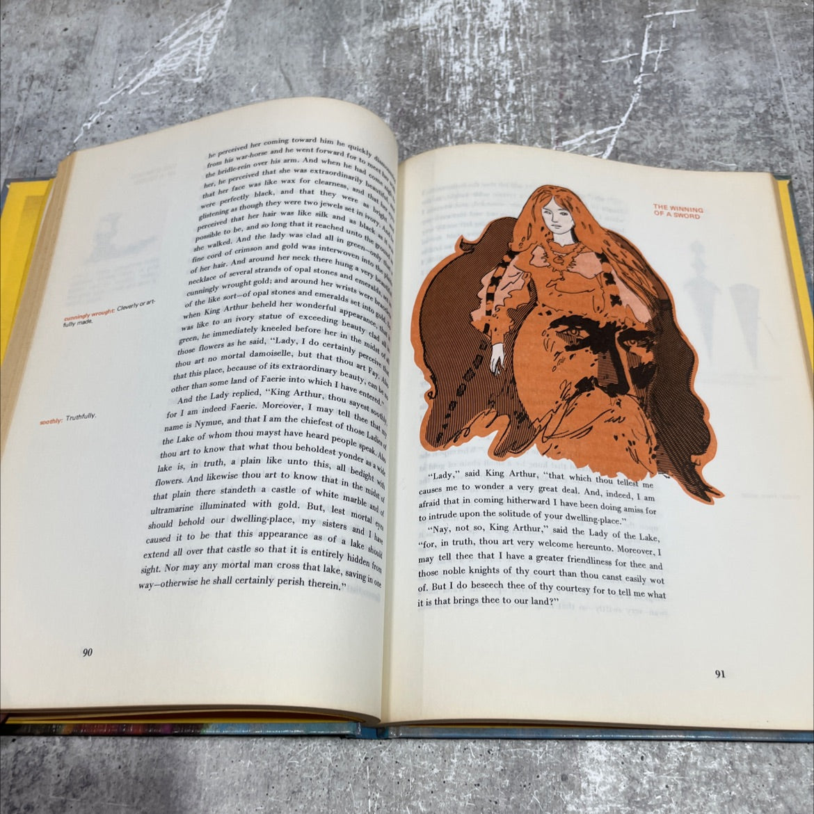 the book of king arthur book, by howard pyle, 1970 Hardcover image 4