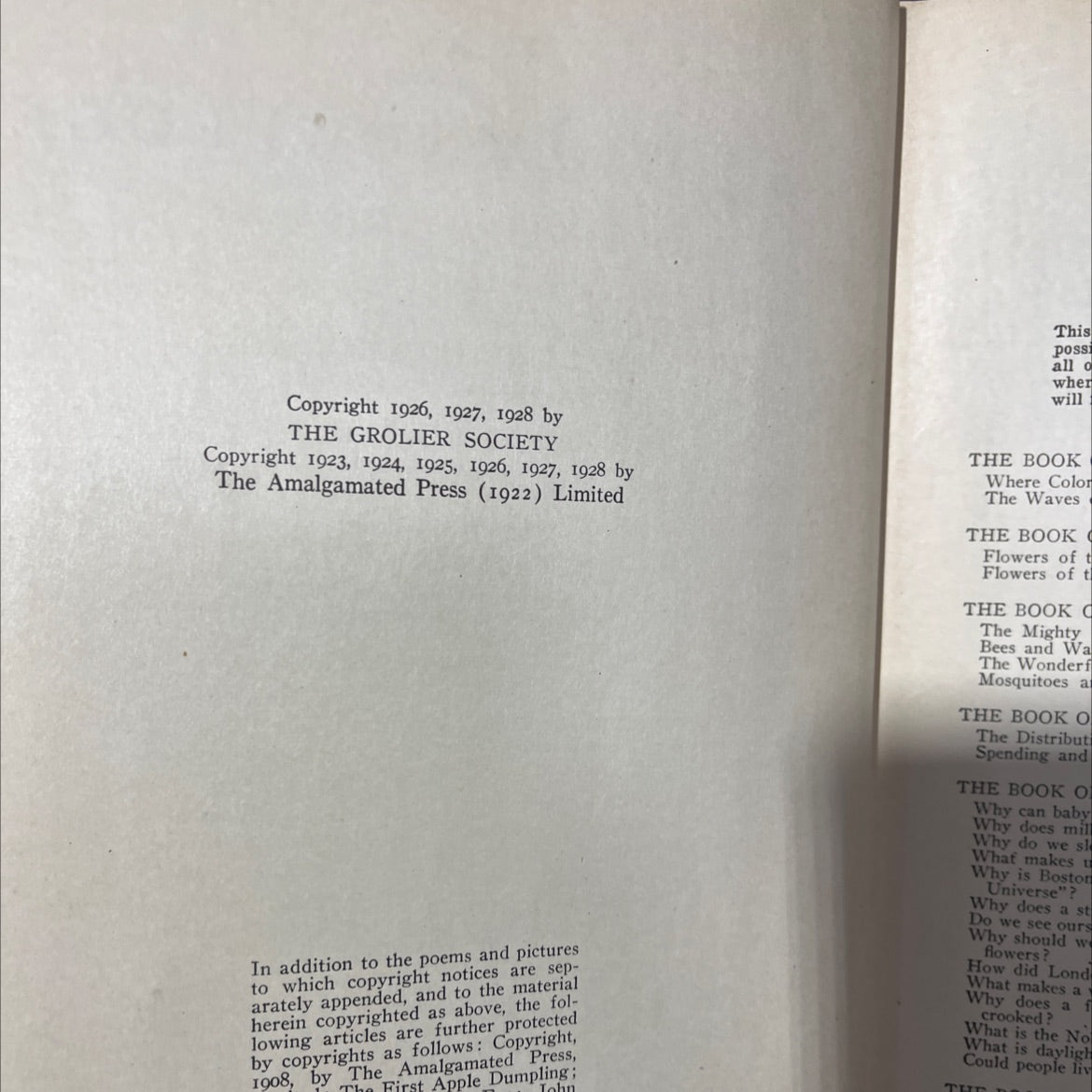 the book of knowledge the children's encyclopedia book, by holland thompson, ph.d. and arthur mee, 1928 Hardcover, image 3
