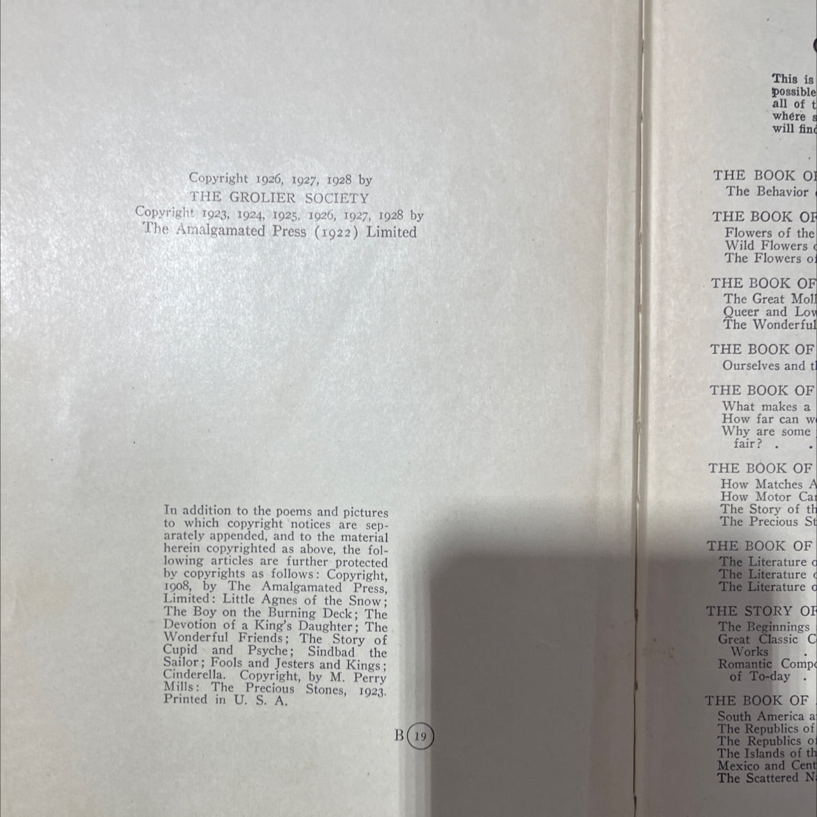 the book of knowledge the children's encyclopedia book, by holland thompson, arthur mee, 1928 Hardcover, Antique image 3